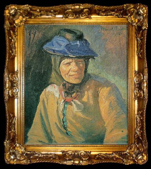 framed  Michael Ancher glade elsie, ta009-2